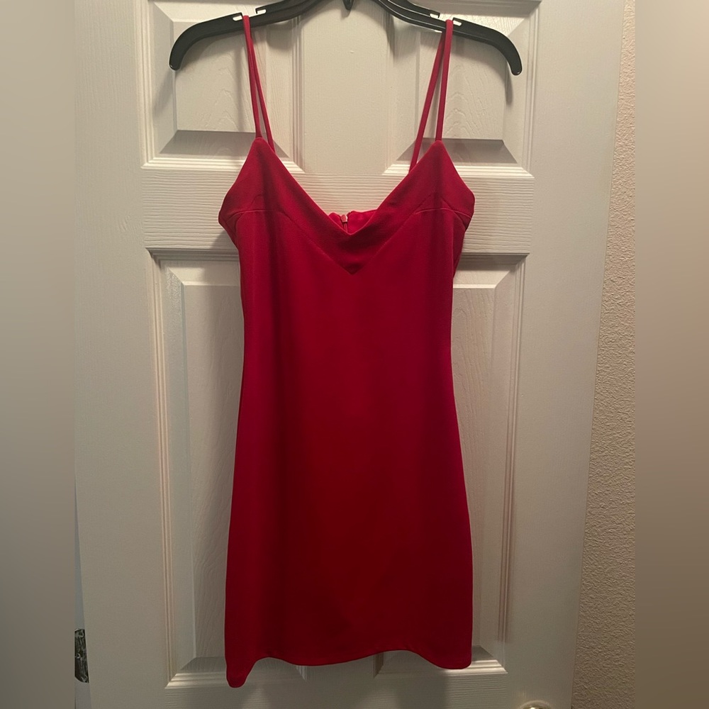 Red Miriam Budet Dress.